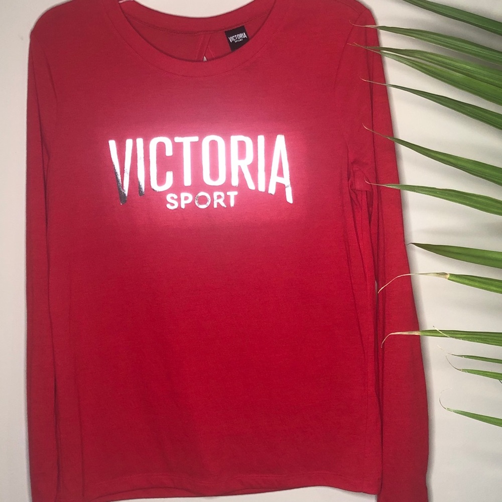 Victoria Sport red long sleeve top